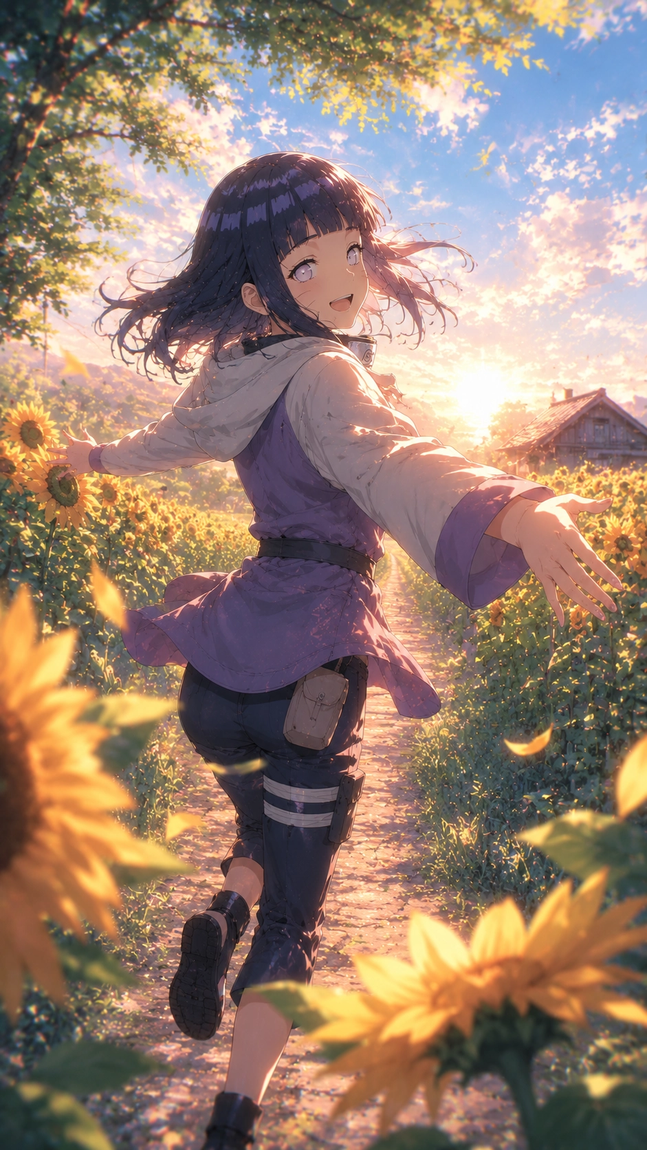 日向雏田 少女漫画风 手机壁纸 — 3