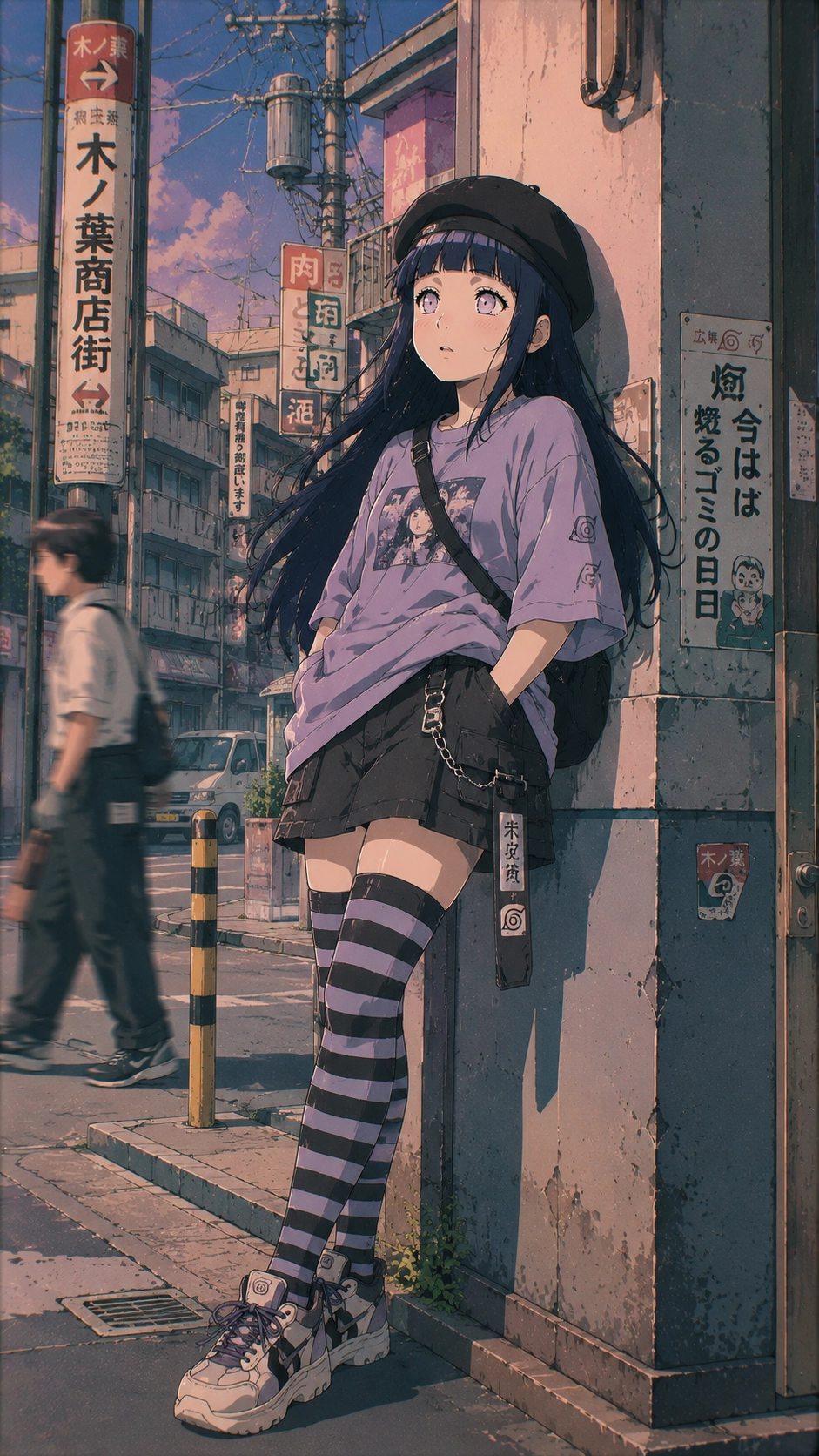 日向雏田 少女漫画风 手机壁纸 — 2