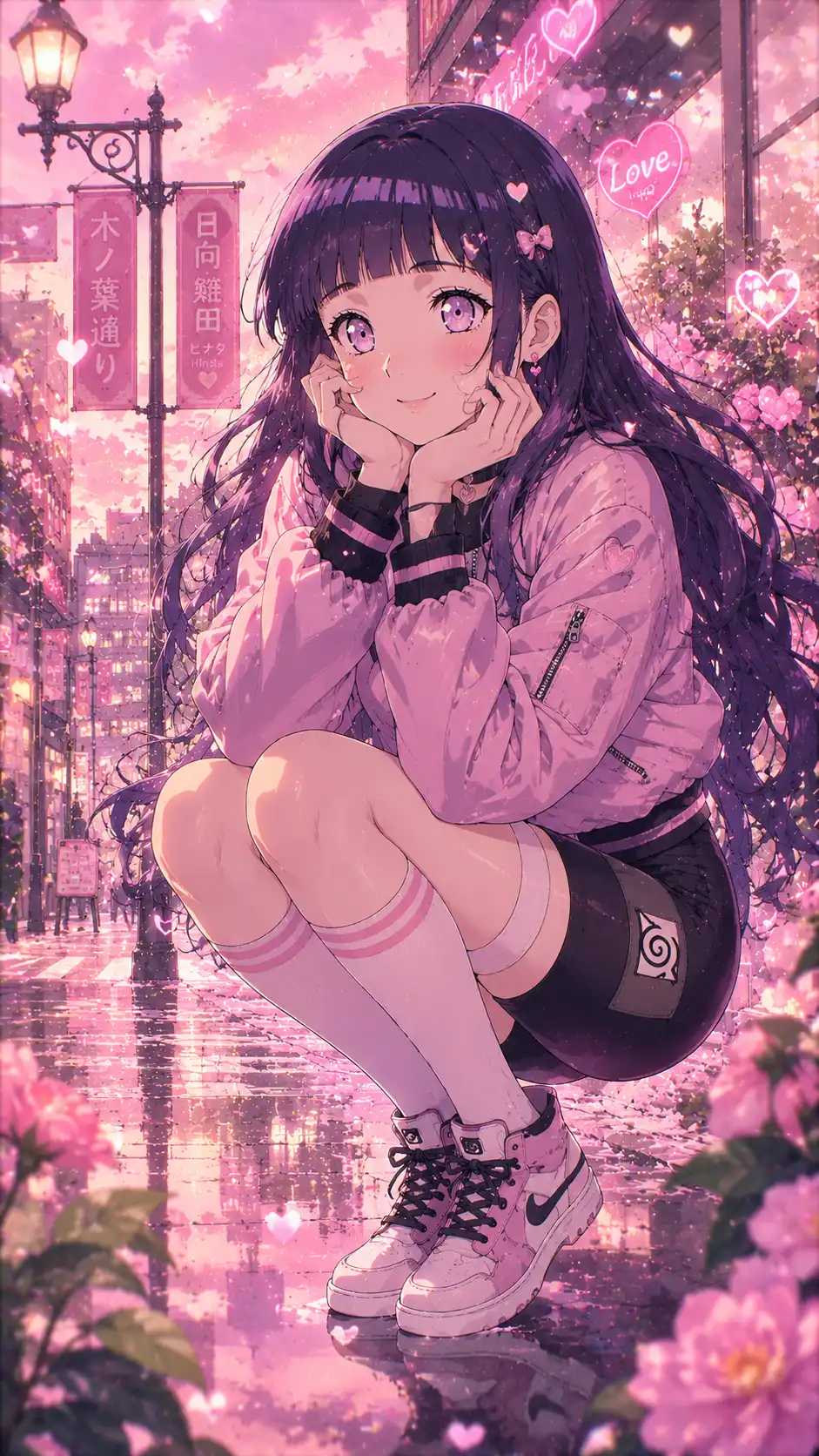 日向雏田 少女漫画风 壁纸合集 — 火影忍者 动漫壁纸