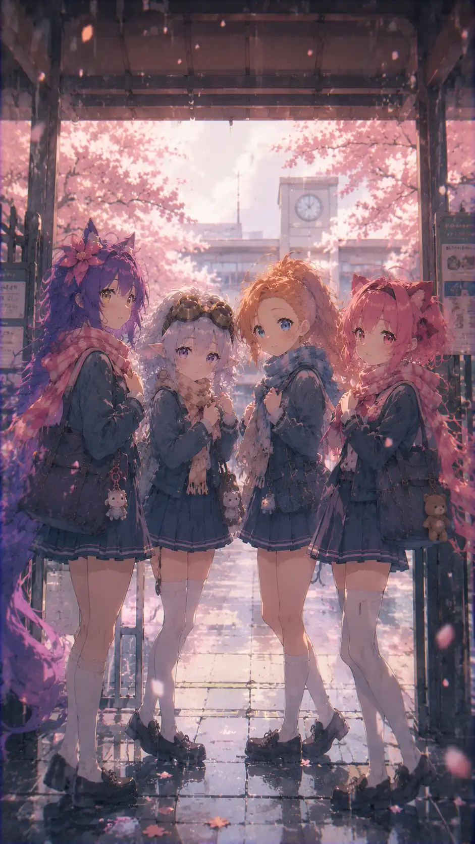 梦幻光影下的青春少女集结 — 4