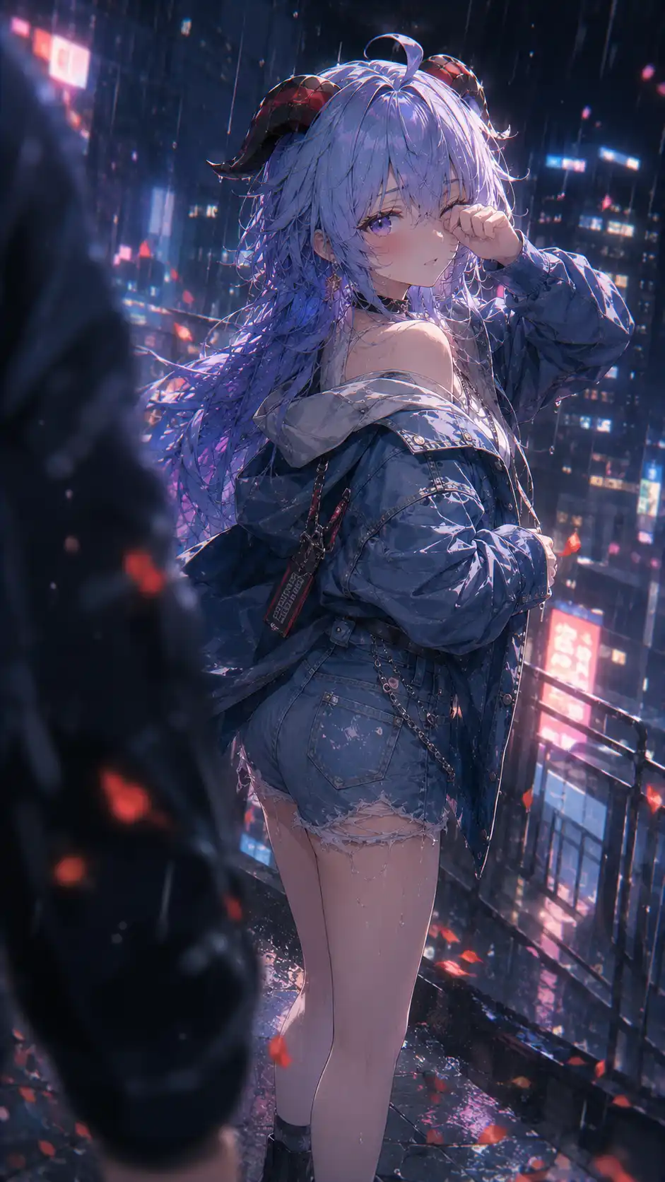 甘雨·都市霓虹夜摄集 — 甘雨 动漫壁纸