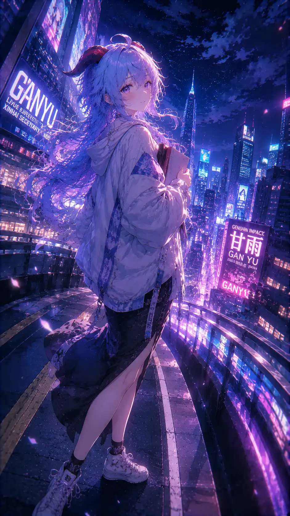 甘雨·都市霓虹夜摄集 — 2