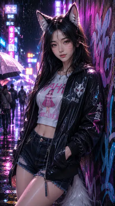 阿狸 都市潮流CG 手机壁纸 — 7