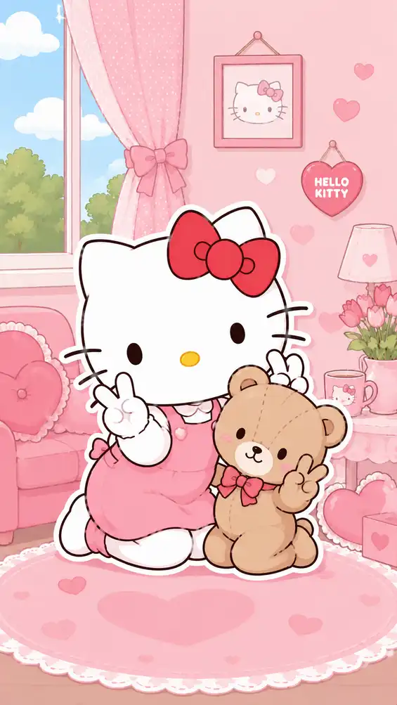 三丽鸥-Hello kitty扁平贴纸艺术集 — 4