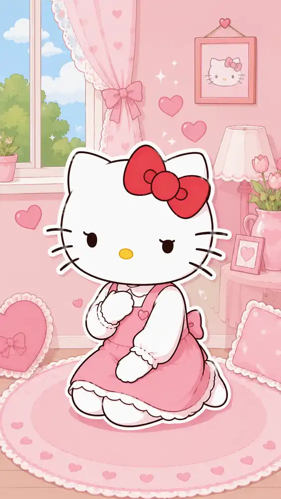 三丽鸥-Hello kitty扁平贴纸艺术集 — 5